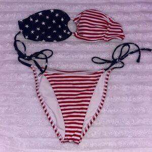 american flag bikini